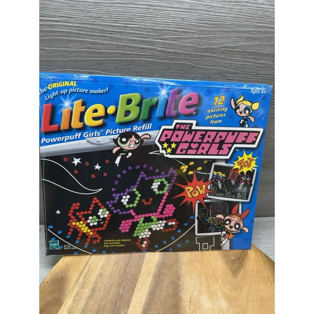 Lite Brite Lot Of 3. Powder Puff Girls. Jurassic Park. Wizard Creations. Refills
